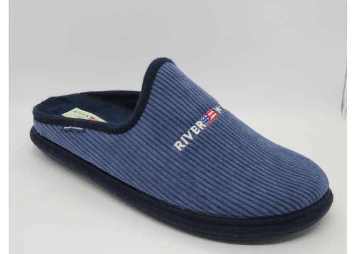 River Woods 21595 Slipper gesloten Blauw
