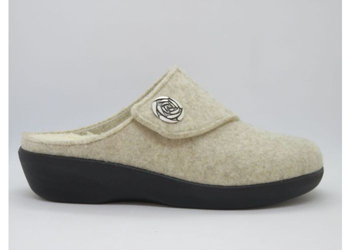 Damesschoenen Berkemann Pantoffel open TERESA 05061-743 Ecru