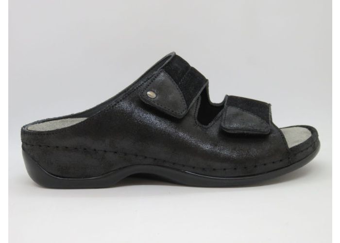 Damesschoenen Berkemann Slipper / 2 klevers FINJA 01021-057 Zwart