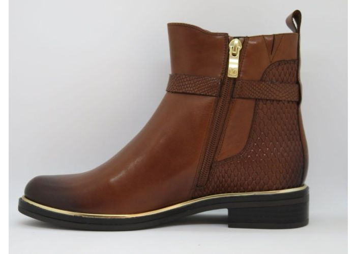 Caprice 20740 Enkellaars Cognac