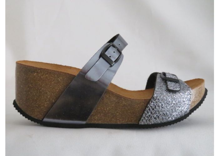 Damesschoenen Dr. Brinkman Slipper / 2 gespen BRI8E238DG Grijs