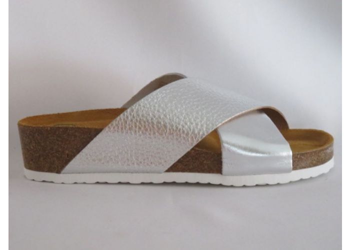 Dr. Brinkman 12379 Slipper / band vast Zilver