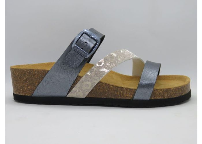 Dr. Brinkman 21346 Slippers Grijs Antraciet