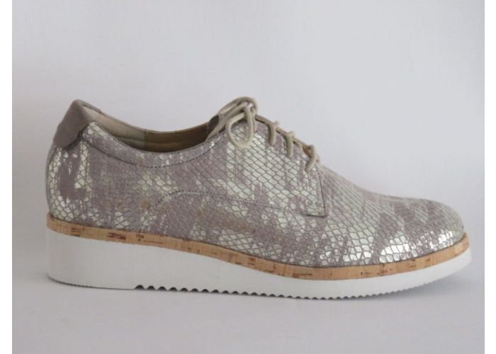 Durea 12671 Veterschoen Beige/goud