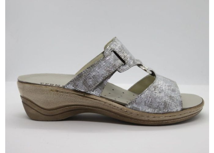 Fernando Baldassarri 13179 Slipper / 2 klevers Zilver/grijs