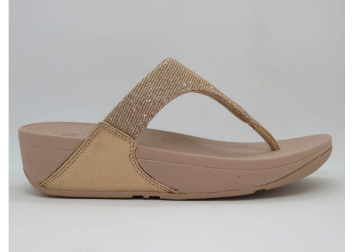 Damesschoenen Fitflop Teenslipper LULU SHIMMERLUX Rose Goud