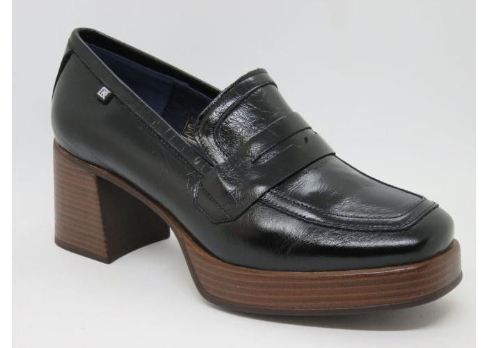 Fluchos 20810 Mocassin Zwart