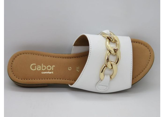 Gabor 17988 Slipper / band vast Wit