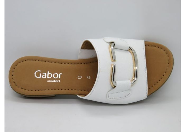 Gabor 18843 Slipper / band vast Wit