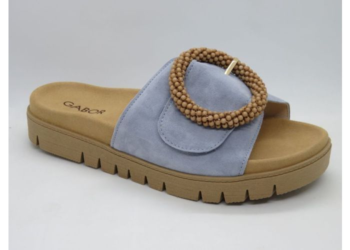 Gabor 21440 Slippers Lichtblauw
