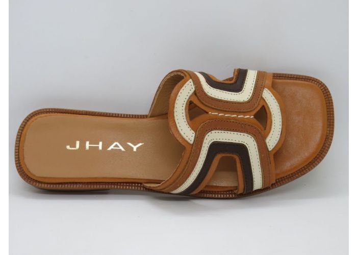 Jhay 18970 Slipper / band vast Cognac