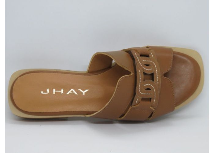 Jhay 16904 Slipper / band vast Cognac