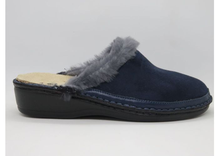 Damesschoenen La Plume Pantoffel open Y2966 Blauw