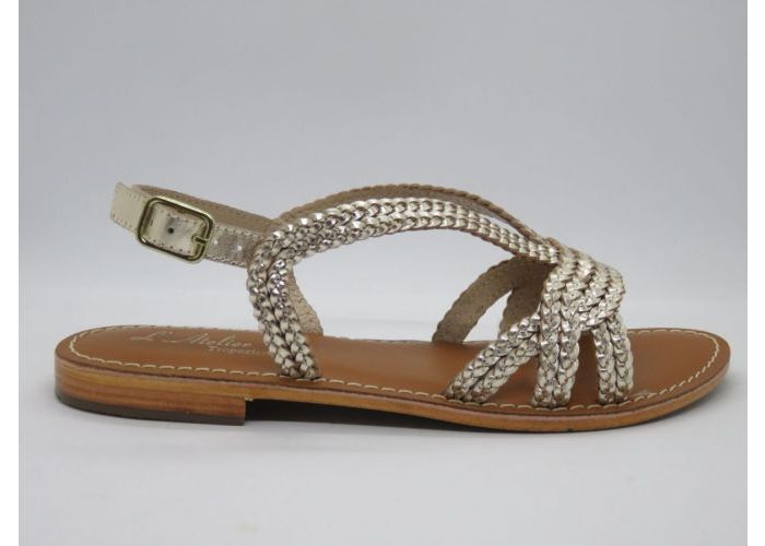 Damesschoenen L'atelier Tropézien Sandalen SB431-21 Goud