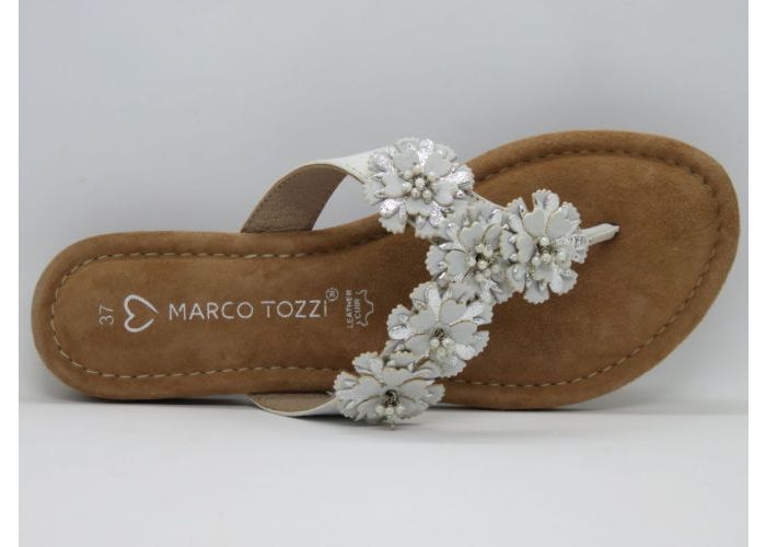 Damesschoenen Marco Tozzi Teenslipper 27111-20 Wit