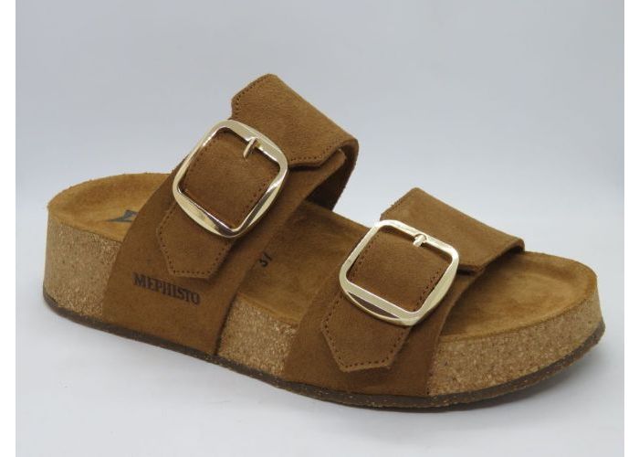 Mephisto 21257 Slipper - 2 gespen Cognac