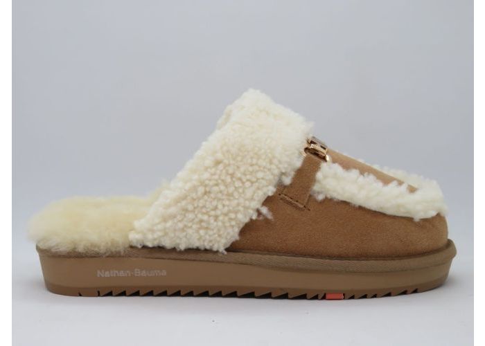 Nathan-baume 20738 Pantoffel open Camel