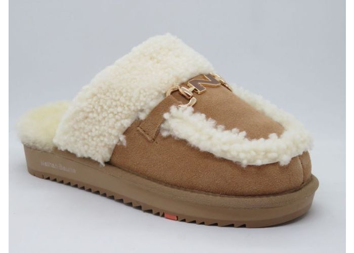 Nathan-baume 20738 Pantoffel open Camel