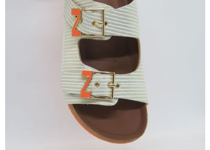 Nathan-baume 21201 Slipper - 2 gespen Beige Goud