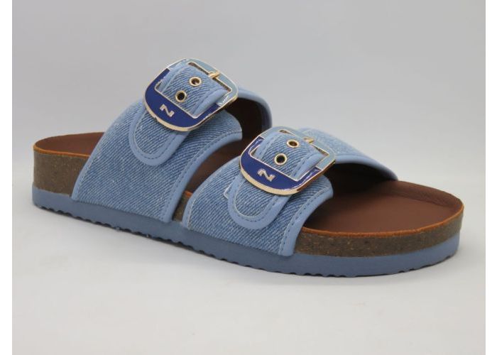Nathan-baume 21191 Slipper - 2 gespen Lichtblauw