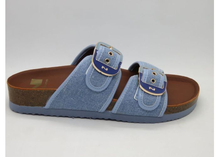 Nathan-baume 21191 Slipper - 2 gespen Lichtblauw