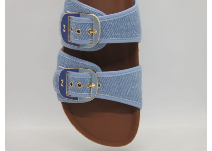 Nathan-baume 21191 Slipper - 2 gespen Lichtblauw
