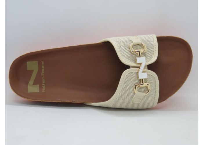 Nathan-baume 21190 Slipper - vaste band Beige