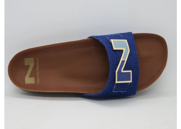 Nathan-baume 21200 Slipper - vaste band Blauw