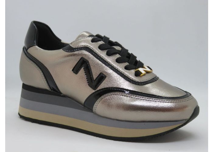 Damesschoenen Nathan-baume Sneaker 242-NS26-02 Grijs Metallic