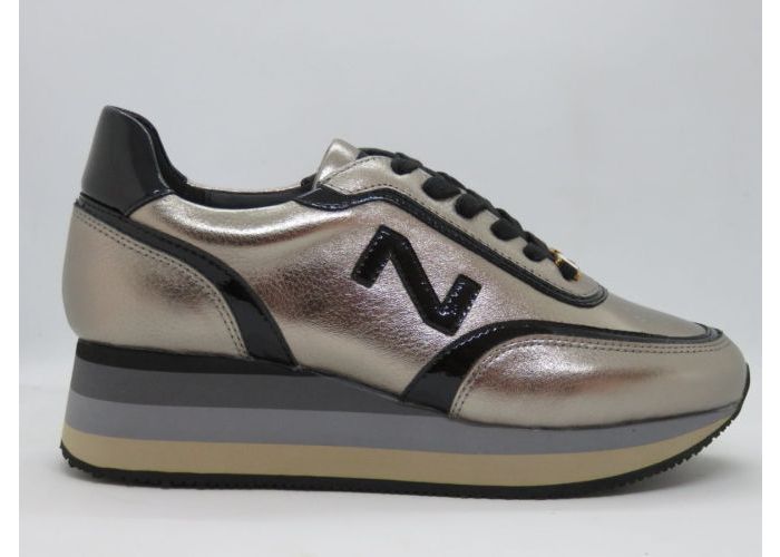 Nathan-baume 19591 Sneaker Grijs Metallic