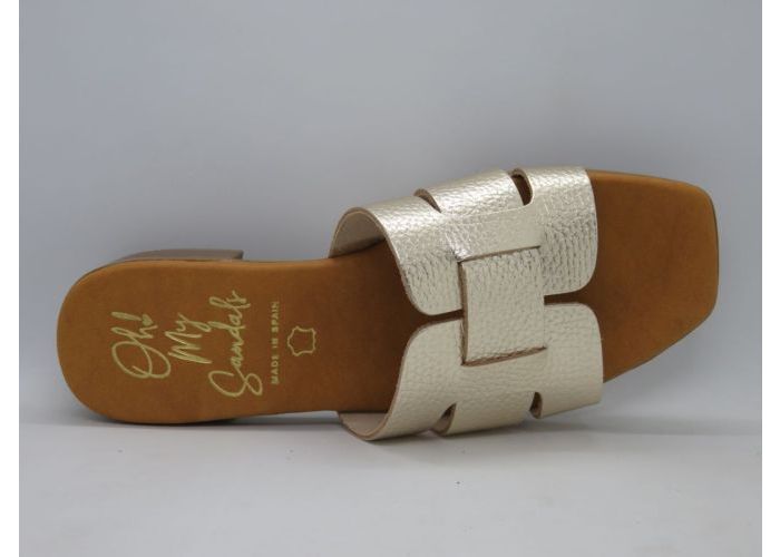 Oh My Sandels 21482 Slippers Goud