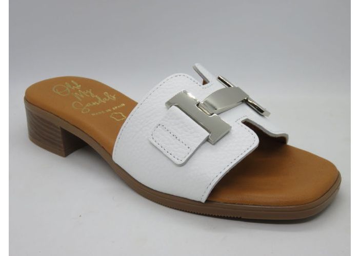 Oh My Sandels 21485 Slippers Wit