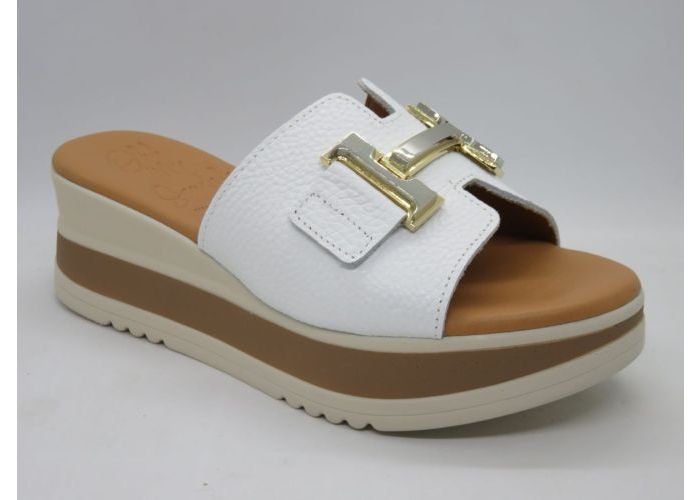 Oh My Sandels 21484 Slippers Wit