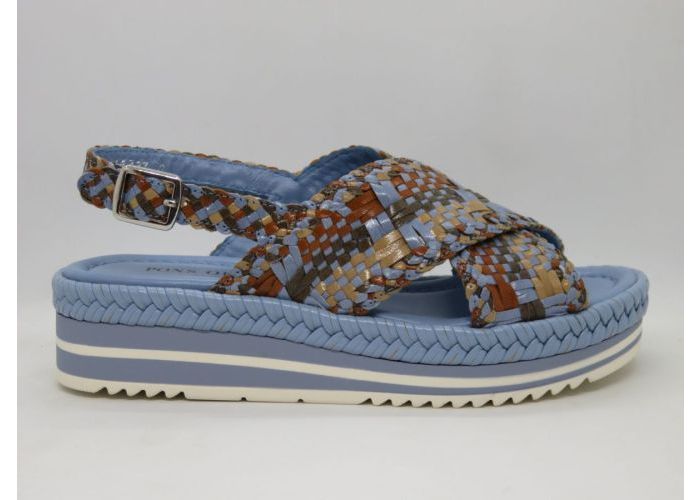 Damesschoenen Pons Quintana Sandalen 11529 Lichtblauw