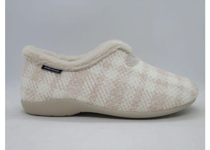 River Woods 21589 Pantoffel gesloten Ecru