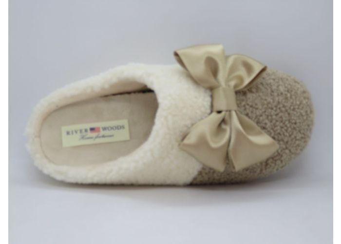 River Woods 20610 Pantoffel open Beige Camel