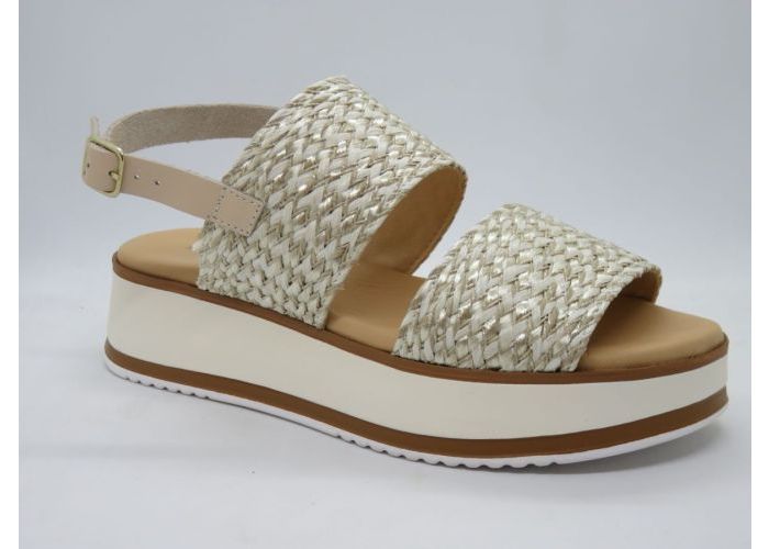 River Woods 21384 Sandalen Beige Goud