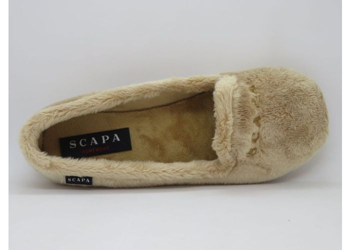 Scapa 20793 Pantoffel gesloten Beige