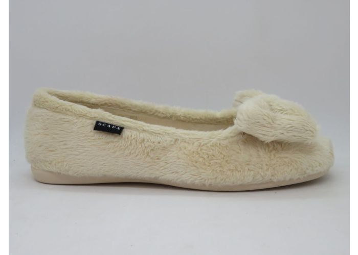 Scapa 20794 Pantoffel gesloten Ecru
