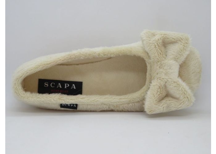 Scapa 20794 Pantoffel gesloten Ecru