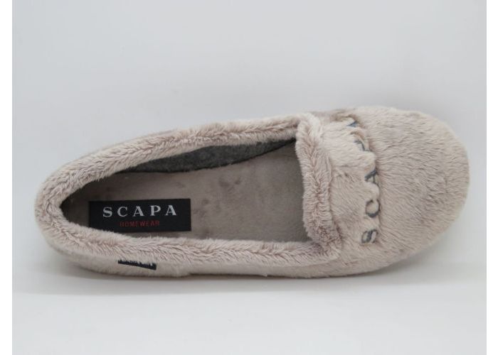 Scapa 17424 Pantoffel gesloten Taupe