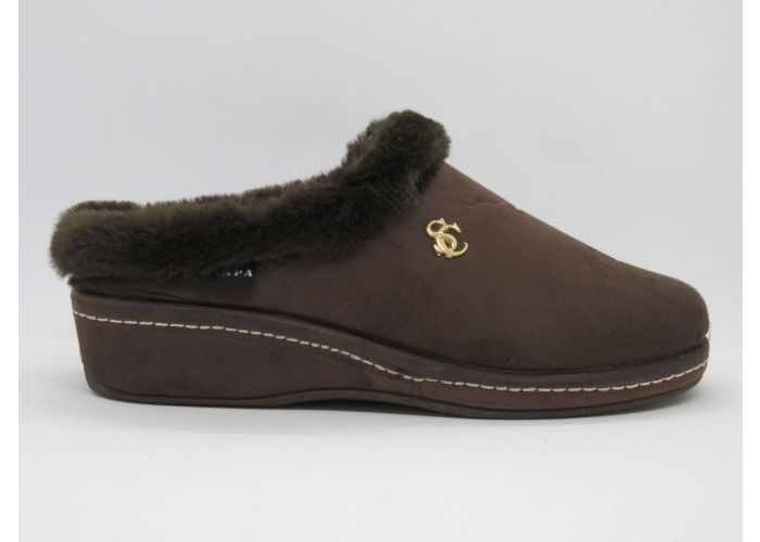 Damesschoenen Scapa Pantoffel open 21/10 Bruin