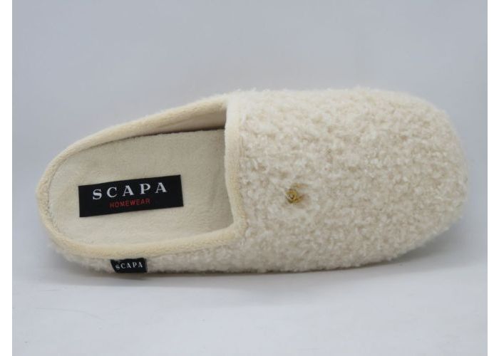 Scapa 21568 Pantoffel open Ecru