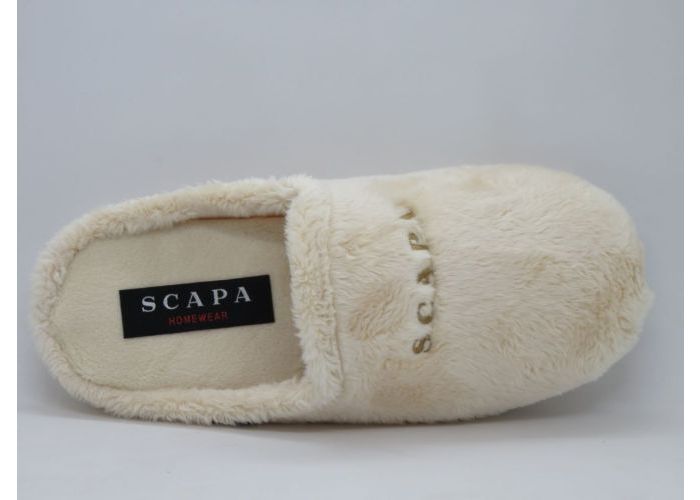 Scapa 19722 Pantoffel open Ecru