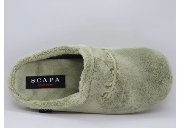 Scapa 18608 Pantoffel open Groen