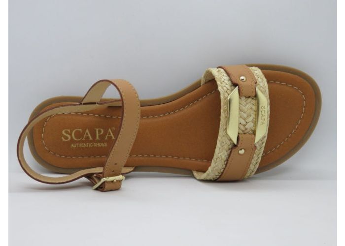 Scapa 19163 Sandalen Beige Camel