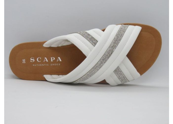 Scapa 17100 Slippers Wit