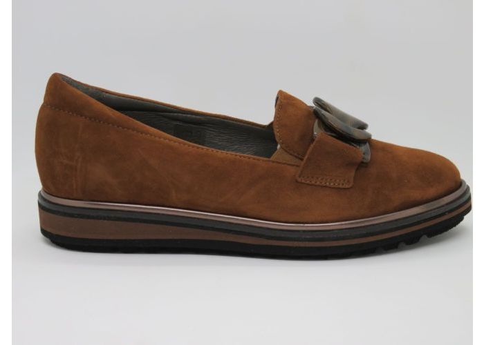 Damesschoenen Softwaves Mocassin 8.09.15 Cognac