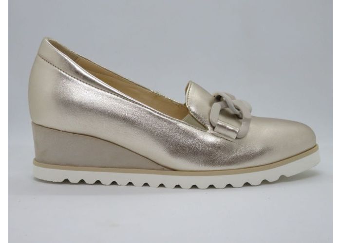 Damesschoenen Softwaves Mocassin 7.67.34 Goud