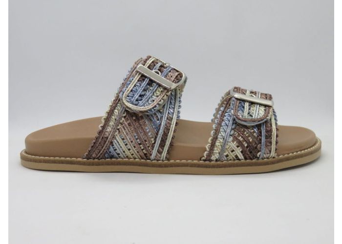 Softwaves 21288 Slipper - 2 gespen Blauw